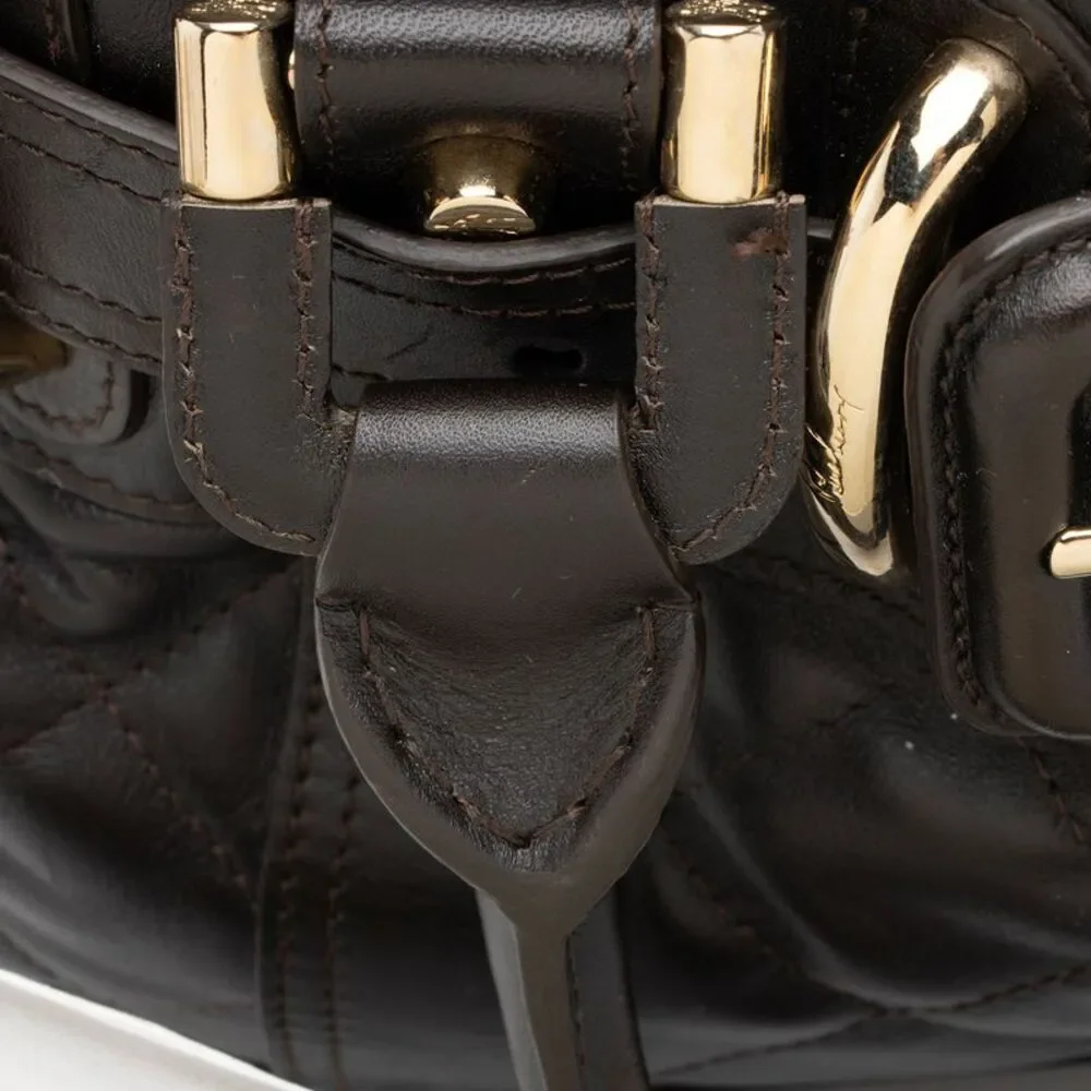 Burberry Quilted Leather Beaton Baby Satchel